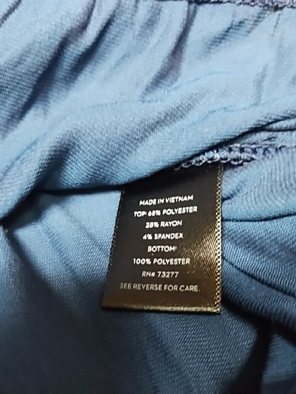 Simply Vera Vera Wang Navy Blue Ruffle-Hem Lightweight Sweatshirt - Picture 5 of 6